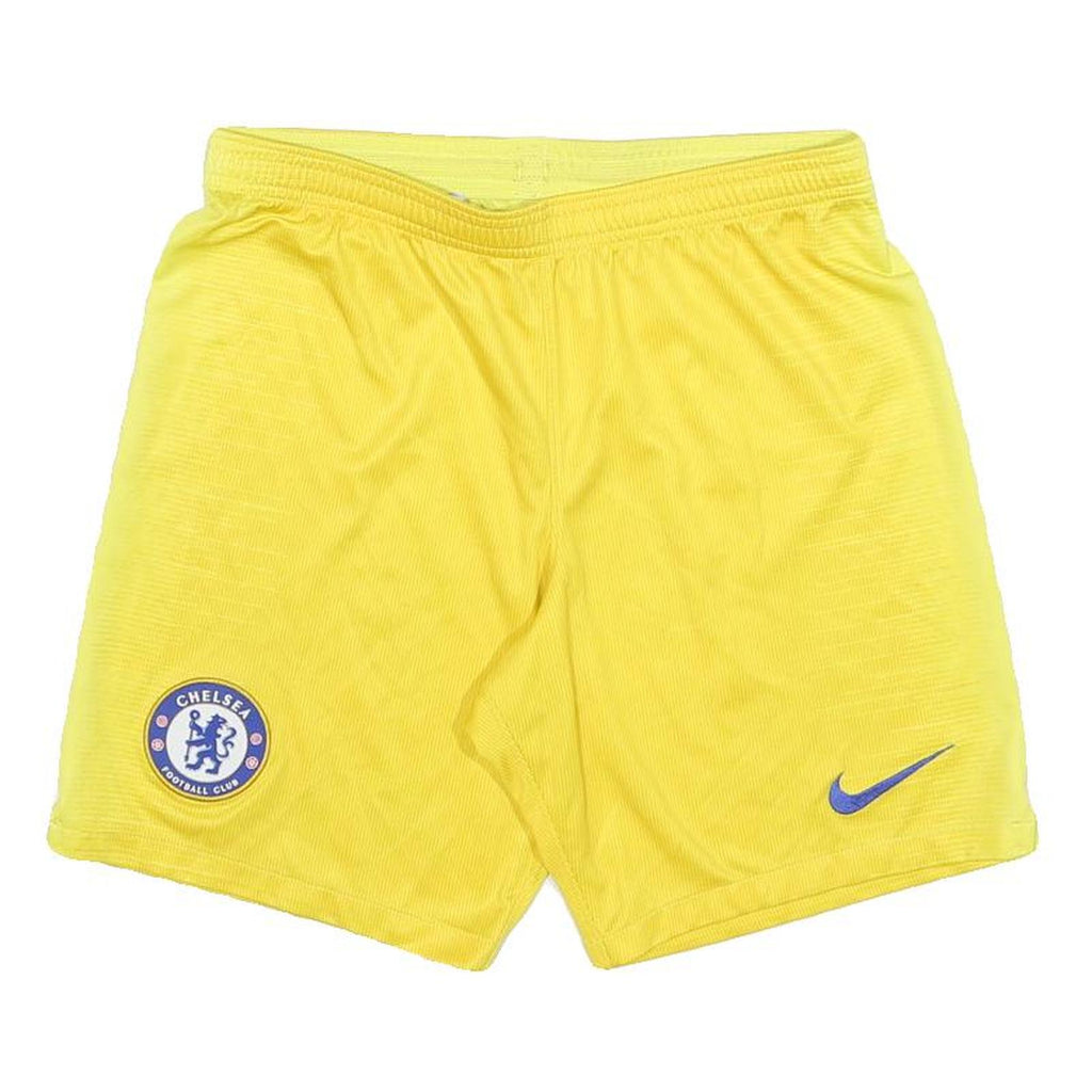 NIKE Mens Shorts Yellow Chelsea Football Club Casual S W26 Sportswear