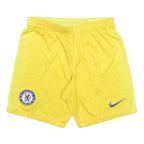 NIKE Mens Shorts Yellow Chelsea Football Club Casual S W26 Sportswear