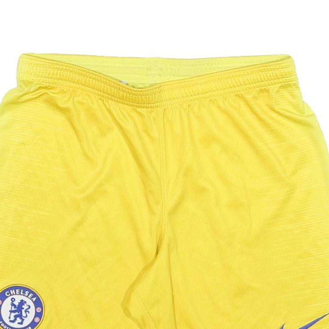 NIKE Mens Shorts Yellow Chelsea Football Club Casual S W26 Sportswear