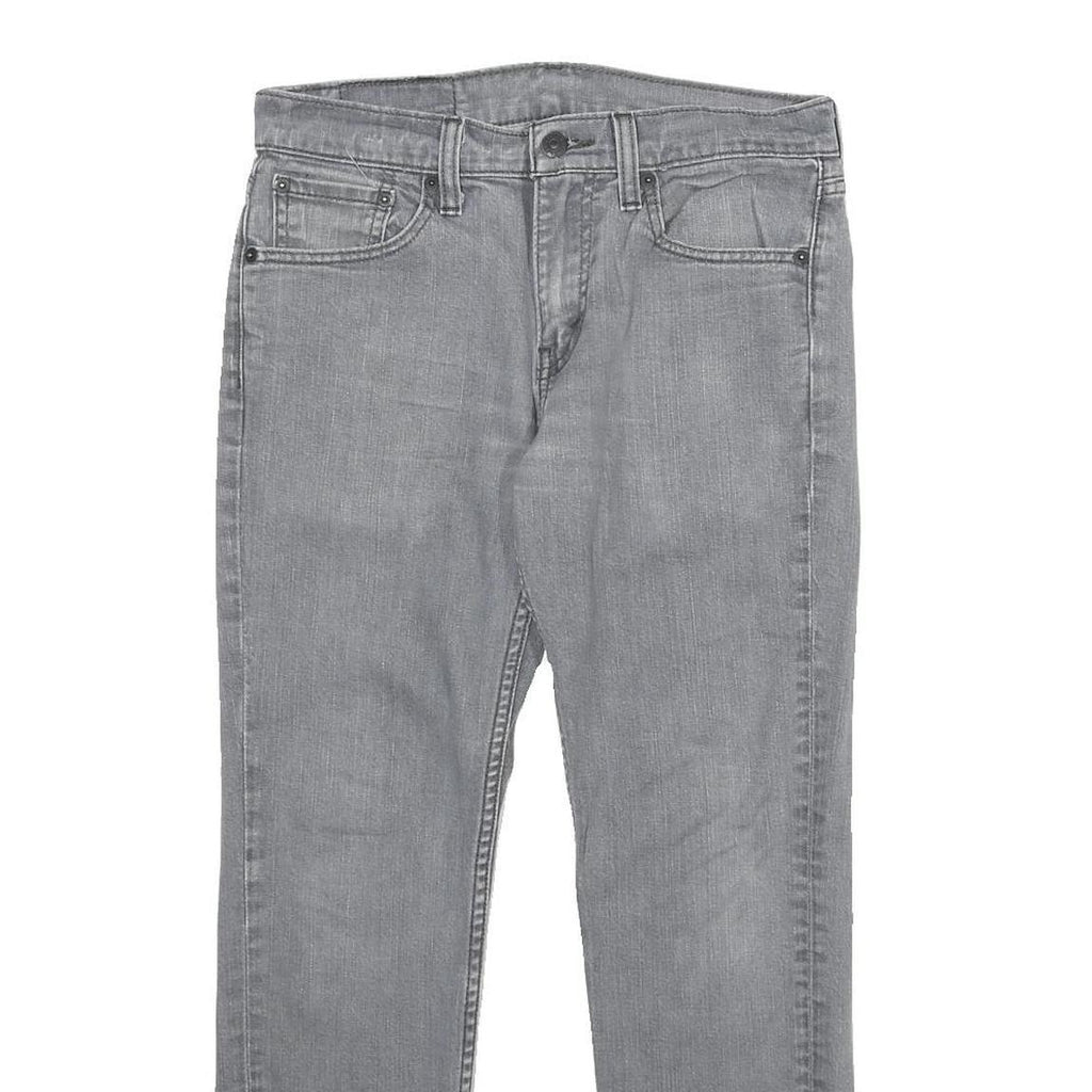 LEVI'S 511 Slim Mens Jeans Grey Slim Skinny Denim Medium W30 L30 Stylish Casual