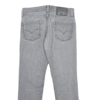 LEVI'S 511 Slim Mens Jeans Grey Slim Skinny Denim Medium W30 L30 Stylish Casual