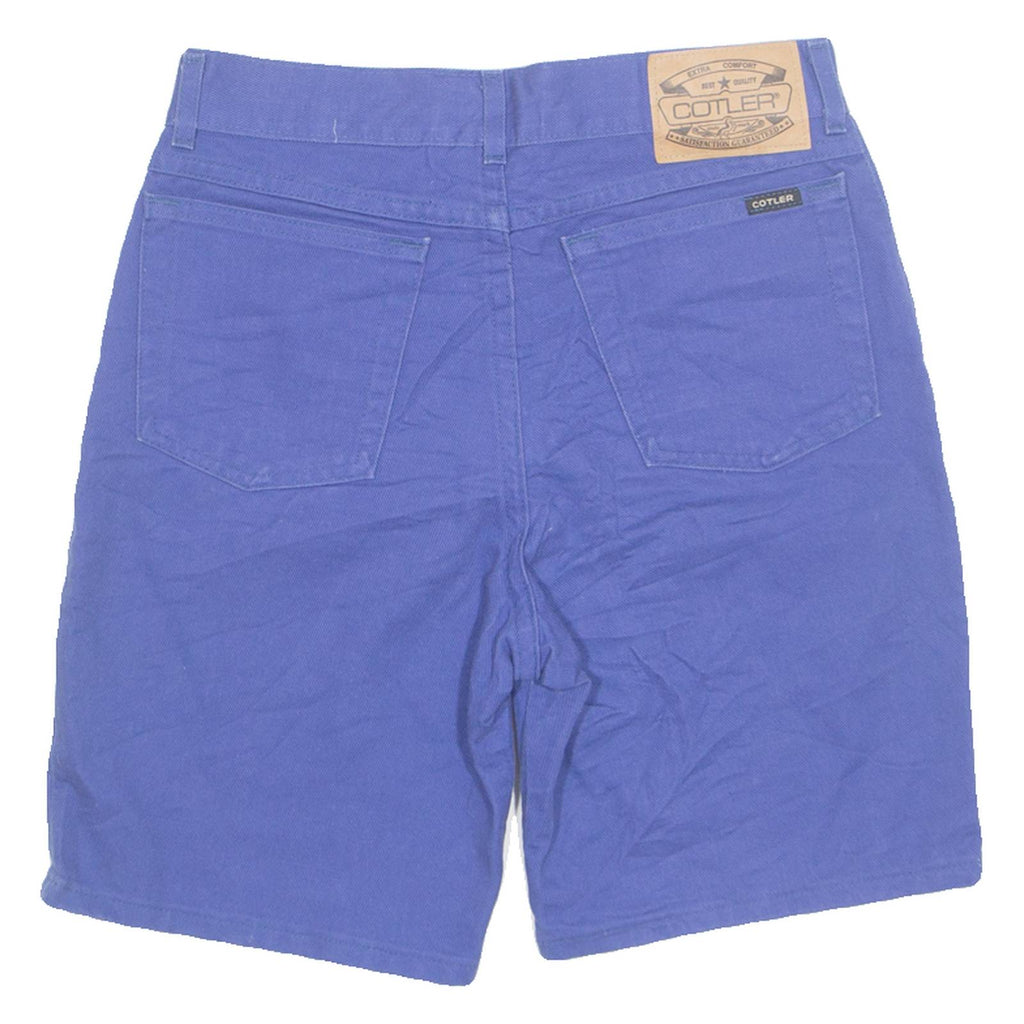 COTLER Mens Denim Shorts Blue 90s S W28