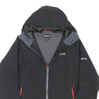 REGETTA Womens Black Outdoor Jacket UK 18 Polyester Blend Zip Hooded Pocket