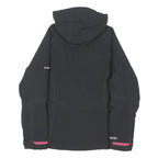 REGETTA Womens Black Outdoor Jacket UK 18 Polyester Blend Zip Hooded Pocket