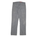 DICKIES Mens Jeans Grey Regular Straight Denim Medium W32 L30 Workwear Zip