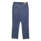 LEVI'S Womens Classic Blue Denim Straight Jeans W29 L28 Zip Cotton Blend