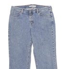 TOMMY HILFIGER Womens Blue Relaxed Straight Denim Cotton Stone Wash W32 L26