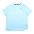 NIKE Mens Blue XL Short Sleeve Crew Neck Running T-Shirt Polyester Performance