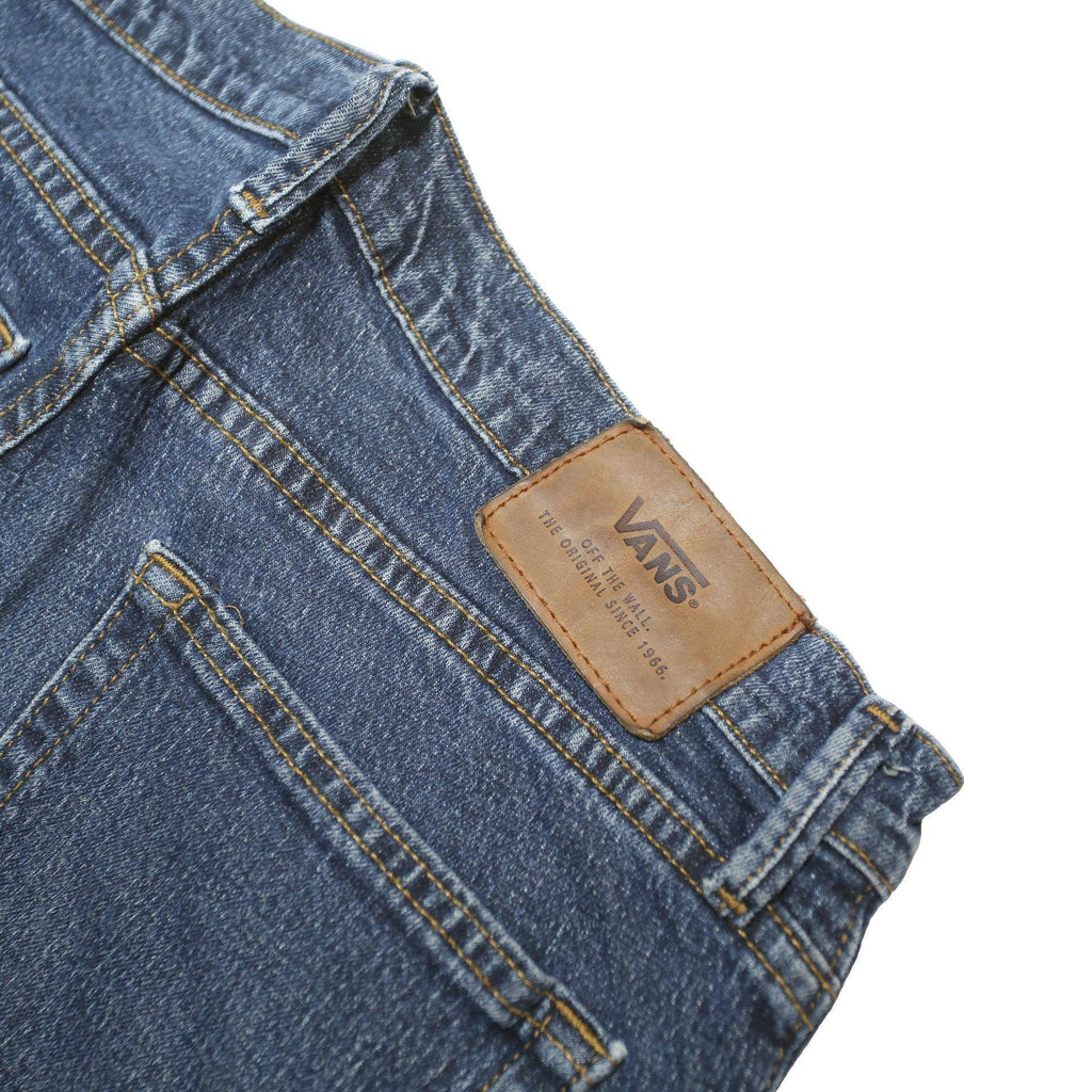 VANS Mens Jeans Blue Regular Straight Denim Medium W33 L30 Classic Cotton Blend