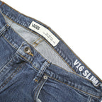 VANS Mens Jeans Blue Regular Straight Denim Medium W33 L30 Classic Cotton Blend