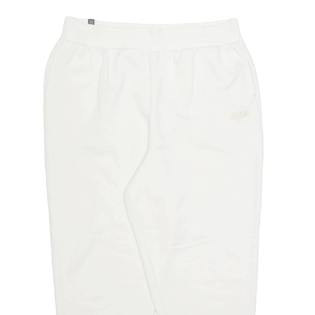 PUMA Womens Joggers White Tapered XL W32 L27