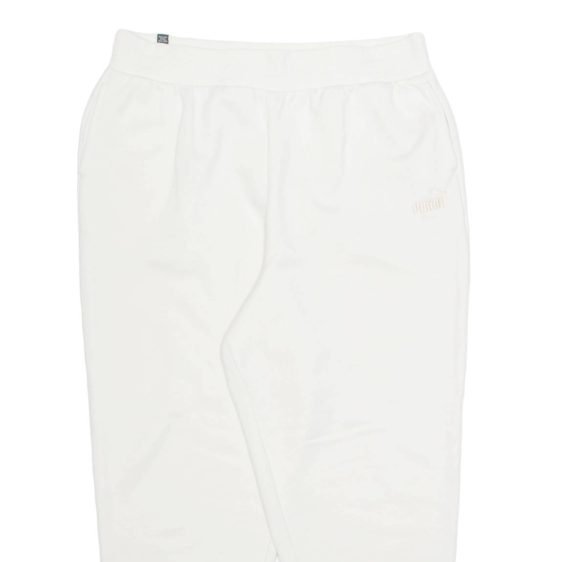 PUMA Womens Joggers White Tapered XL W32 L27