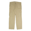 NAPAPIJRI Mens Beige Polyester Blend Regular Cargo Trousers W32 L29 Practical