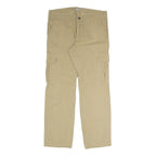 NAPAPIJRI Mens Beige Polyester Blend Regular Cargo Trousers W32 L29 Practical