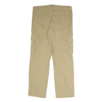 NAPAPIJRI Mens Beige Polyester Blend Regular Cargo Trousers W32 L29 Practical