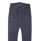 LEVI'S Womens Regular Fit Skinny Blue Denim Raw W29 L27 Classic Zip Jeans