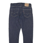 LEVI'S Womens Regular Fit Skinny Blue Denim Raw W29 L27 Classic Zip Jeans