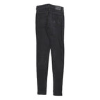 LEVI'S 710 Womens Slim Skinny Denim Dark W25 L32 Stretch Black Jeans