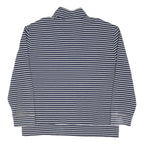 NAUTICA Mens Blue & White Patterned Pullover Jumper Crew Neck Cotton Blend 2XL