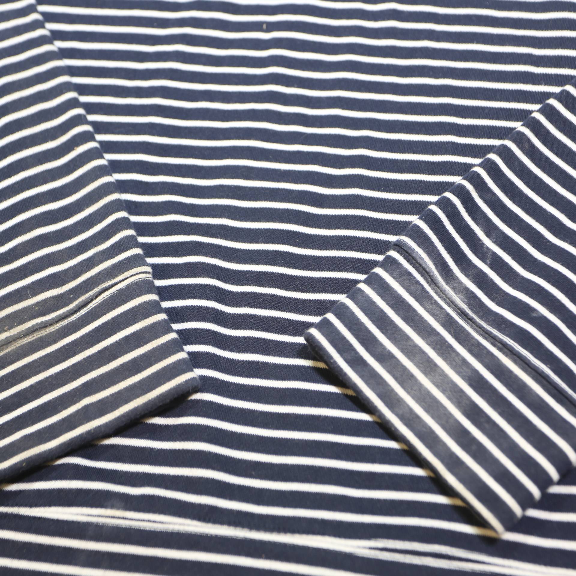 NAUTICA Mens Blue & White Patterned Pullover Jumper Crew Neck Cotton Blend 2XL