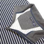 NAUTICA Mens Blue & White Patterned Pullover Jumper Crew Neck Cotton Blend 2XL