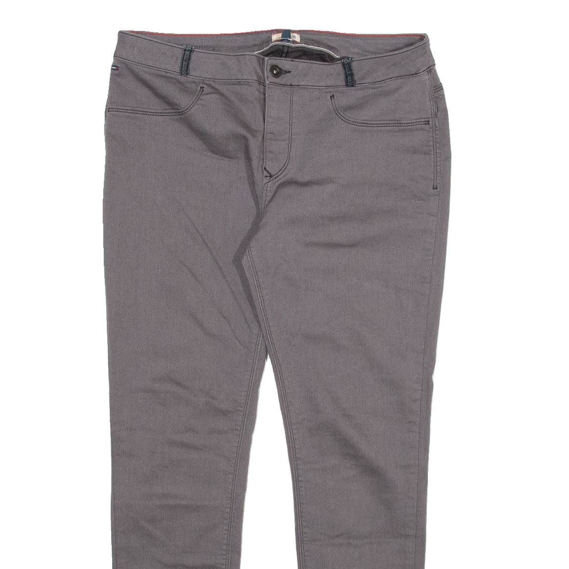 TOMMY HILFIGER Womens Trousers Grey Slim Skinny W32 L30
