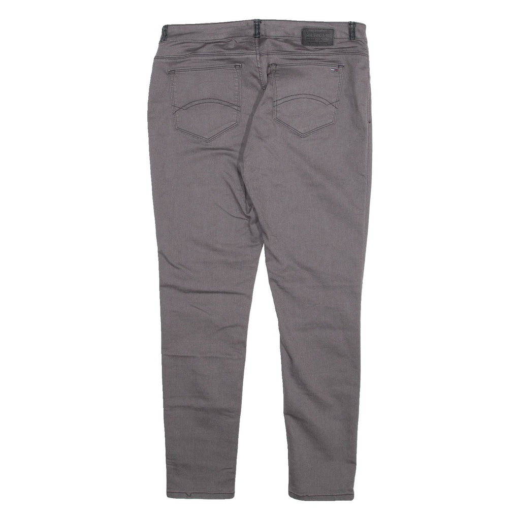 TOMMY HILFIGER Womens Trousers Grey Slim Skinny W32 L30