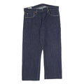 LEVI'S 501 Mens Jeans Blue Regular Straight Denim Raw W34 L25 Classic Style
