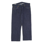 LEVI'S 501 Mens Jeans Blue Regular Straight Denim Raw W34 L25 Classic Style