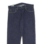 LEVI'S 501 Mens Jeans Blue Regular Straight Denim Raw W34 L25 Classic Style