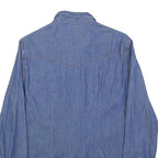 TERRANOVA Womens Blue Denim Shirt S Button Pocket Casual Lightweight Cotton