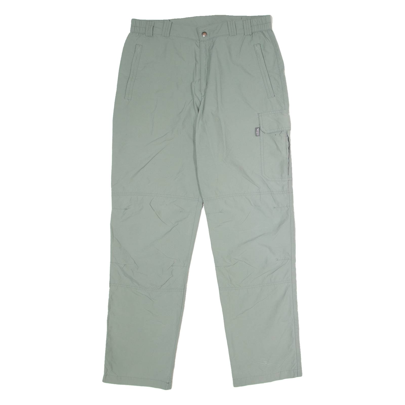 HS SPORT Outdoor Mens Trousers Green Regular Straight W32 L32