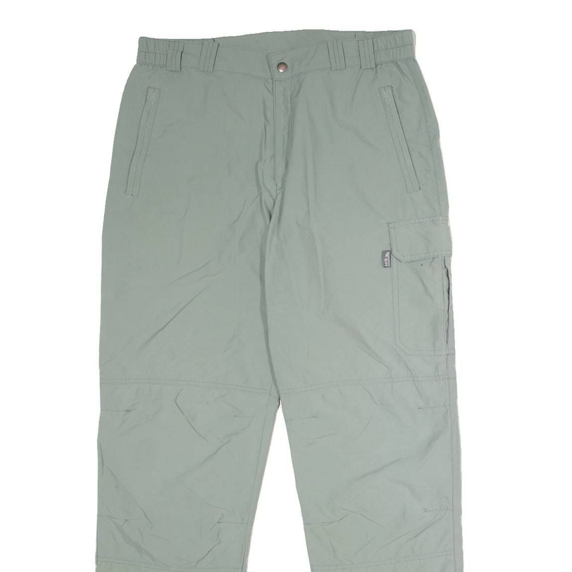 HS SPORT Outdoor Mens Trousers Green Regular Straight W32 L32