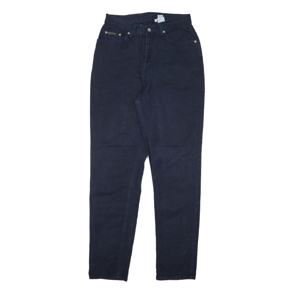 CALVIN KLEIN JEANS Womens Slim Navy Blue Denim Jeans Cotton Blend W28 L31
