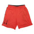 UNDER ARMOUR Mens Shorts Red Casual L W30 Sports Logo Athletic