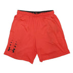 UNDER ARMOUR Mens Shorts Red Casual L W30 Sports Logo Athletic