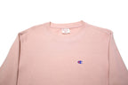 CHAMPION REVERSE WEAVE Mens Pink Crew Neck Sweatshirt S Cotton Pullover