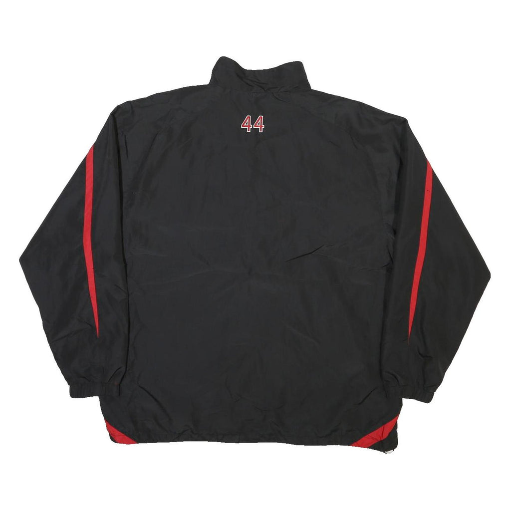 UMBRO Mens Black & Red London City Legends Sports Zip Jacket L Polyester Blend
