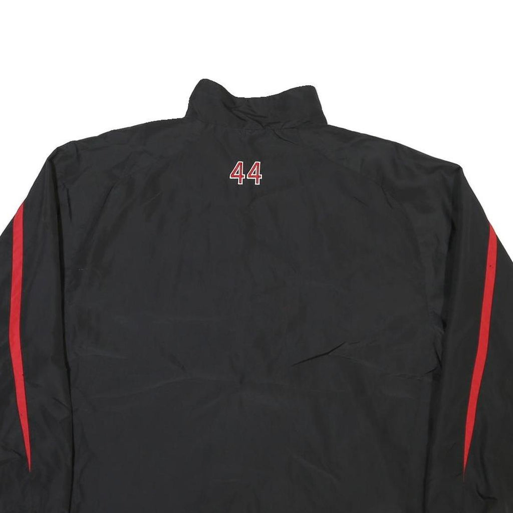 UMBRO Mens Black & Red London City Legends Sports Zip Jacket L Polyester Blend