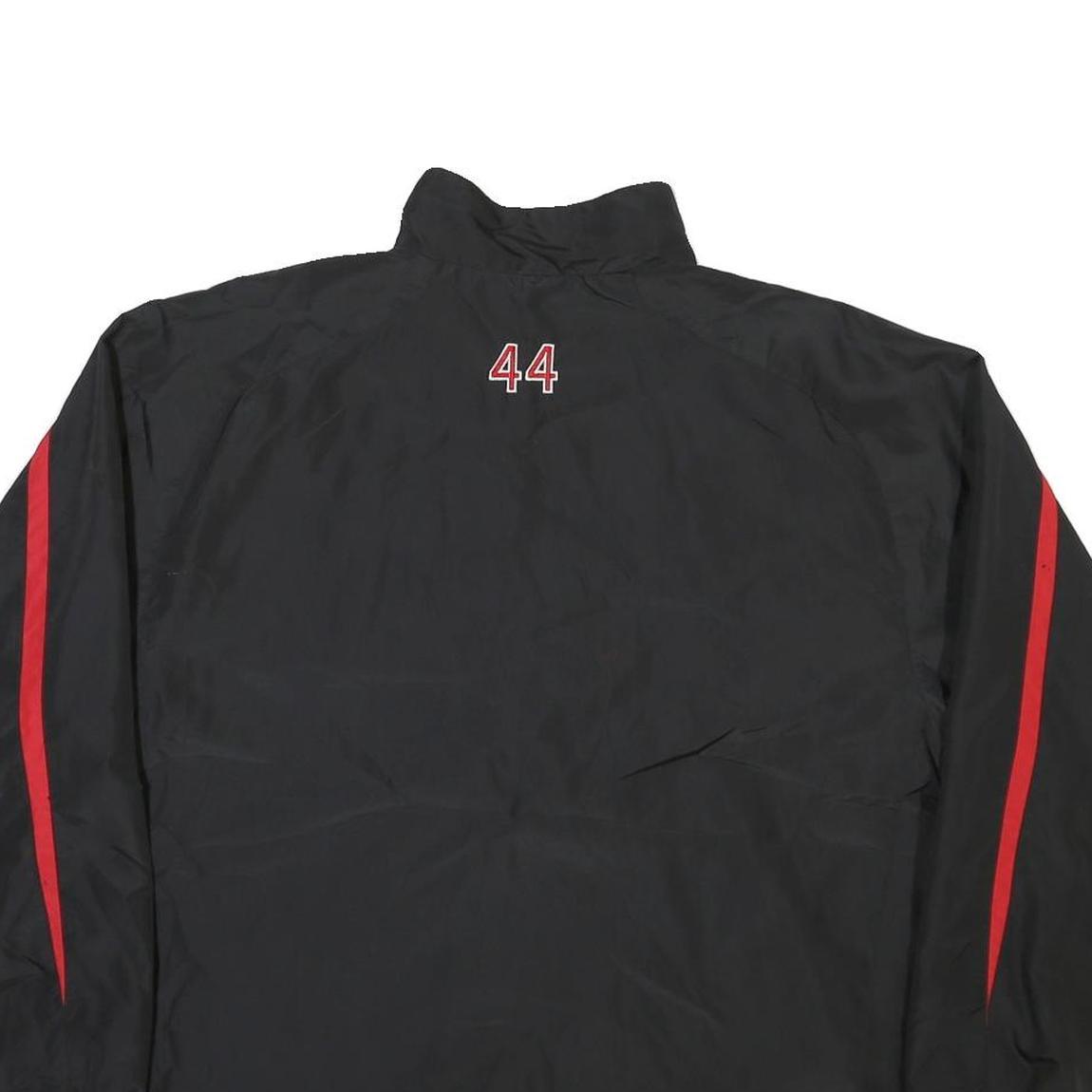 UMBRO Mens Black & Red London City Legends Sports Zip Jacket L Polyester Blend