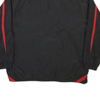 UMBRO Mens Black & Red London City Legends Sports Zip Jacket L Polyester Blend