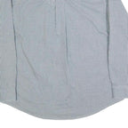 CHAPS Mens Blue & White Check Shirt XL Cotton Blend Button Down Casual