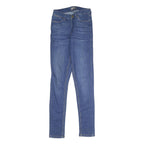 BAILEY Womens Blue Slim Skinny Denim Jeans Cotton Blend W22 L28 Stretch Zip