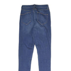 BAILEY Womens Blue Slim Skinny Denim Jeans Cotton Blend W22 L28 Stretch Zip