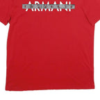 ARMANI EXCHANGE Mens Red & Grey Graphic T-Shirt L Short Sleeve Crew Neck Logo