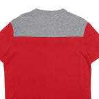 ARMANI EXCHANGE Mens Red & Grey Graphic T-Shirt L Short Sleeve Crew Neck Logo