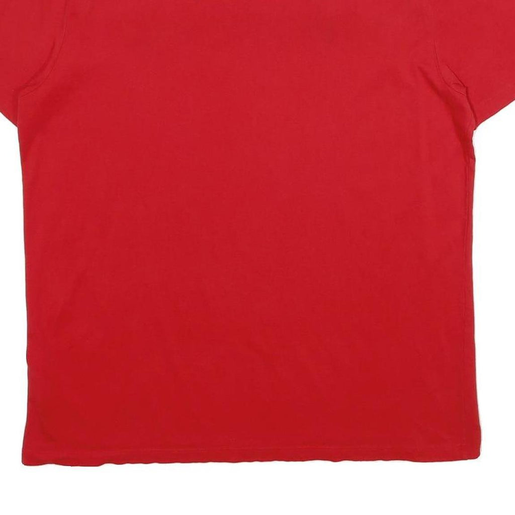 ARMANI EXCHANGE Mens Red & Grey Graphic T-Shirt L Short Sleeve Crew Neck Logo