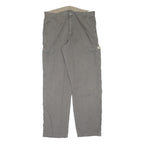 WRANGLER Mens Grey Regular Fit Cargo Trousers W36 L34 Workwear Casual