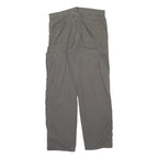 WRANGLER Mens Grey Regular Fit Cargo Trousers W36 L34 Workwear Casual