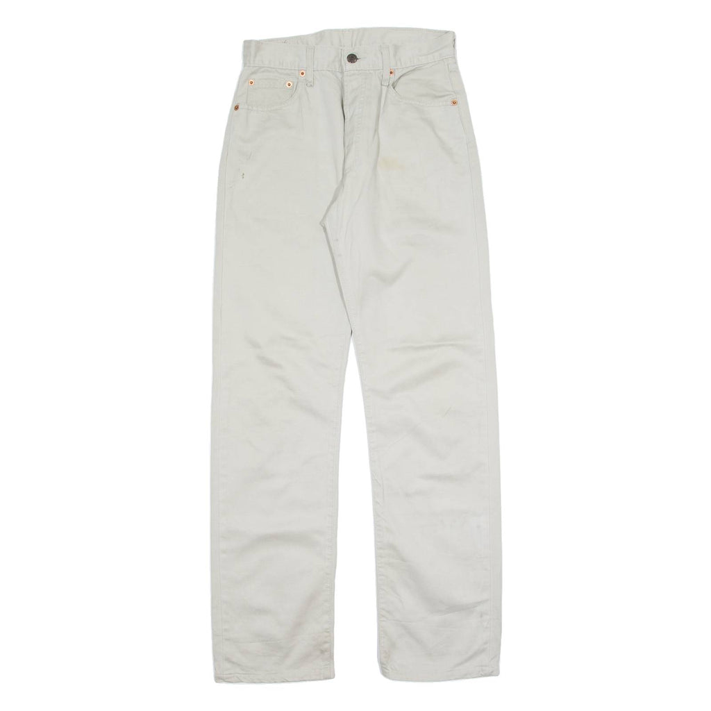 LEVI'S 551 Mens Trousers Cream Regular Straight W29 L31
